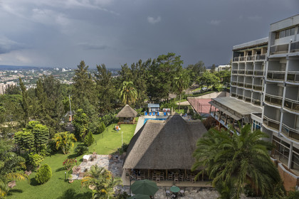 Rwanda, Kigali, centre ville Kigali CBD, Hotel des Mille Collines, premier grand hotel historique du pays