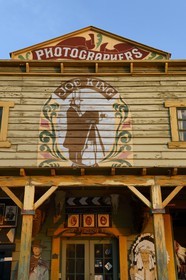 Spain, Andalusia, Almeria Province, Tabernas Desert, Parque Oasys Mini-Hollywood, a village of the West entirely built for the movie Once Upon a Time in the West by Sergio Leone, today converted into a Far West Amusement park