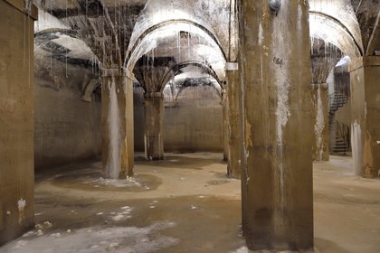 Principauté de Monaco, Monaco, le Rocher, le reservoir sous le palais princier