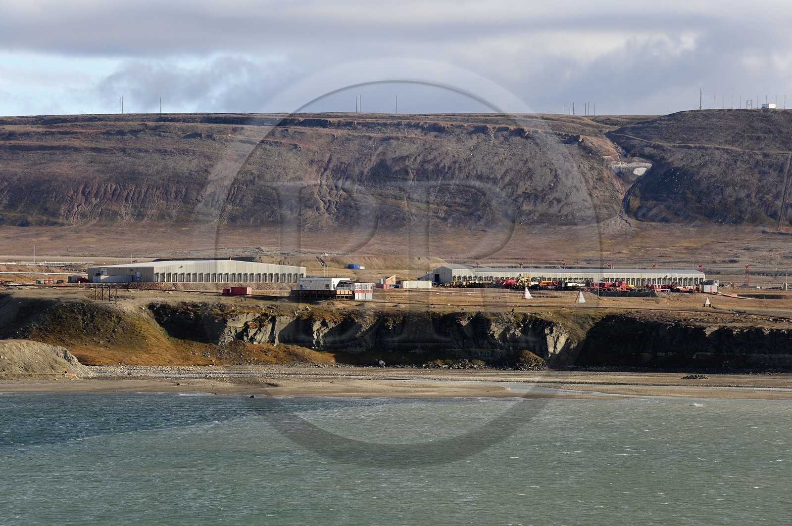 Groenland, cote ouest, Baie de North Star, Dundas, base aérienne de l'US Air Force de Thulé