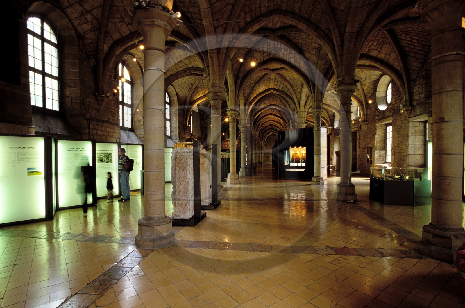 France, Côte-d'Or (21), Dijon, musée archéologique (ancienne abbaye bénédictine Saint-Bénigne)