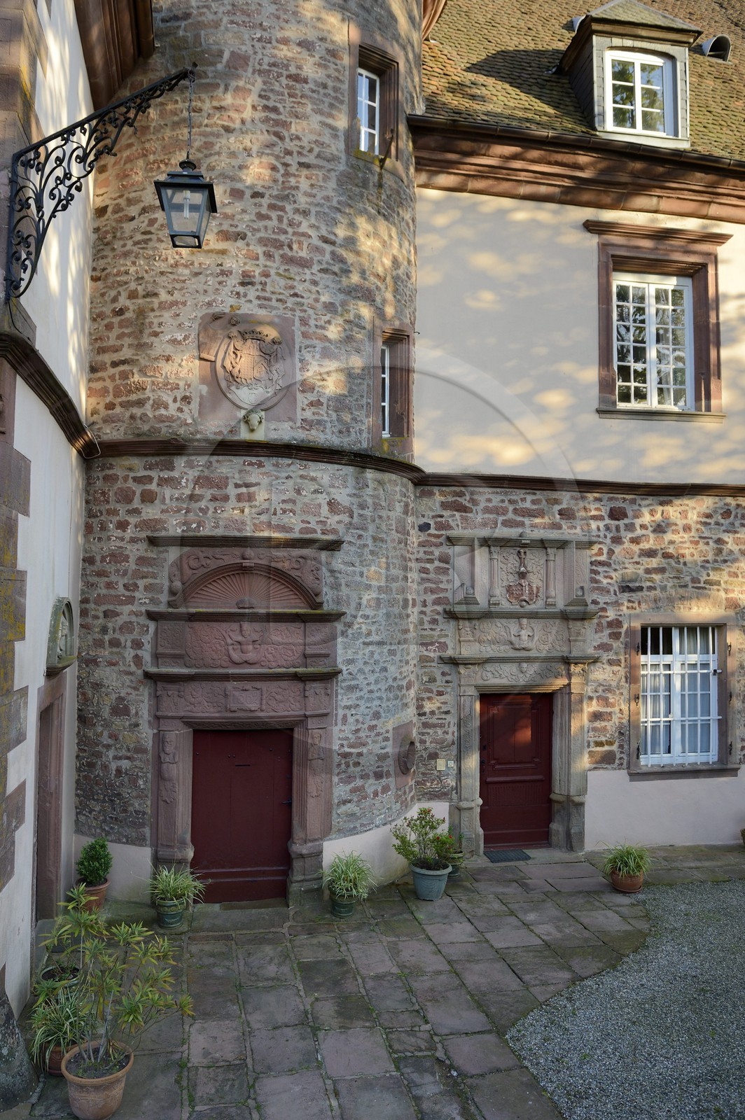 France, Bas-Rhin (67), Birkenwald, le chateau datant de 1562