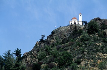 Cyprus, Centre region, Troodos Mountains, Agridia church