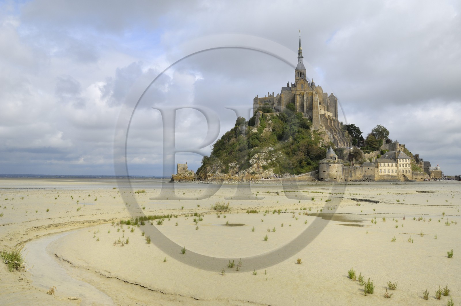 France, Manche (50), Baie du Mont-Saint-Michel, classée Patrimoine Mondial de l'UNESCO, le Mont-Saint-Michel