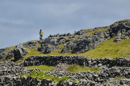 Republic of Ireland, County Galway, Aran Islands, Inishmore, the western end of the island facing the Brannock islands