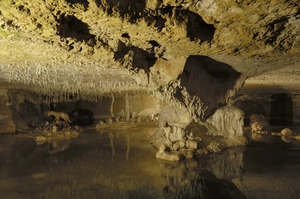 France, Indre et Loire, Loire Valley listed as World Heritage by UNESCO, Savonniere, petrifying caves