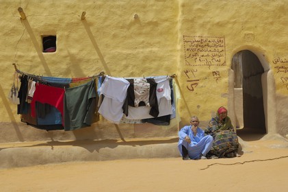 Egypte, désert libyque, oasis de Dakhla, le village de Eshbet Bashendi (Bashandi)