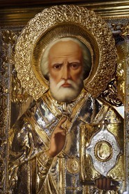 France, Alpes-Maritimes (06), Nice, la cathédrale orthodoxe russe Saint-Nicolas et Sainte-Alexandra construite en 1859 sur le boulevard Tzarévitch