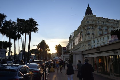 France, Alpes-Maritimes (06), Cannes, le palace du Carlton sur le boulevard de la Croisette