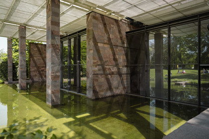 Suisse, Bâle, Riehen, fondation Beyeler de l'architecte Renzo Piano
