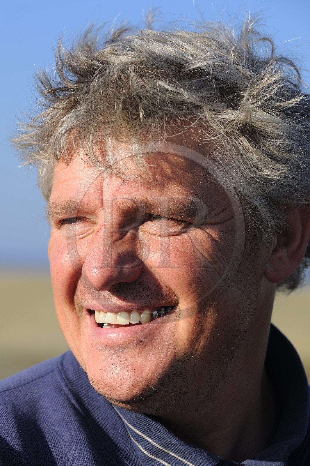 France, Ille et Vilaine, salt marshes of the Mont Saint Michel, Yannick Frain, farmer and breeder of salt marshes sheep