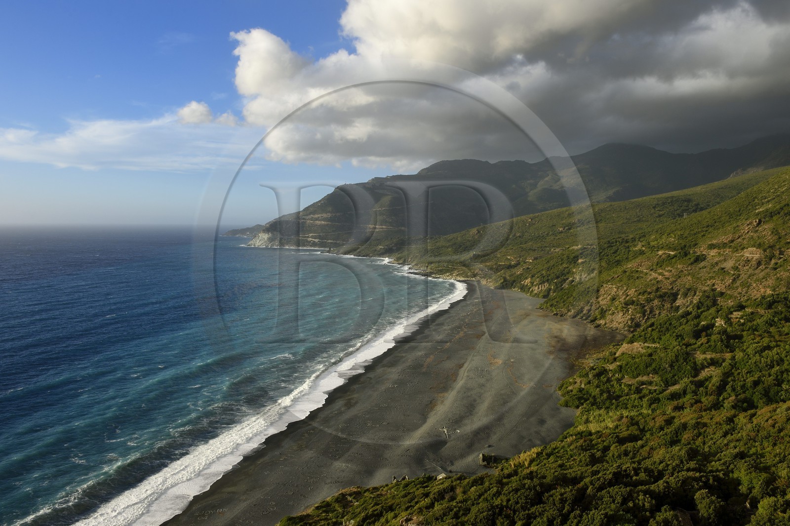 France, Haute-Corse (2B), Nonza, la plage France, Haute-Corse (2B), Nonza, la plage