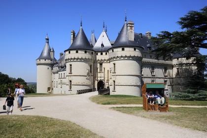 France, Loir et Cher, Loire Valley, listed as World Heritage by UNESCO, Chaumont sur Loire, the castle
