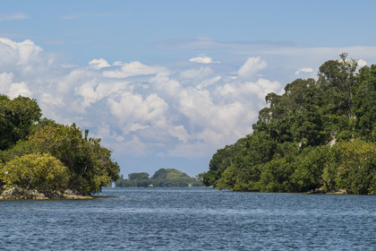 Rwanda, Province de l’Ouest, Karongi (anciennement nommée Kibuye), petites iles sur le lac Kivu