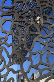 France, Bouches-du-Rhône (13), Marseille, MuCEM (Musée des civilisations de l'Europe et de la Méditerranée) par les architectes Rudy Ricciotti et R. Carta