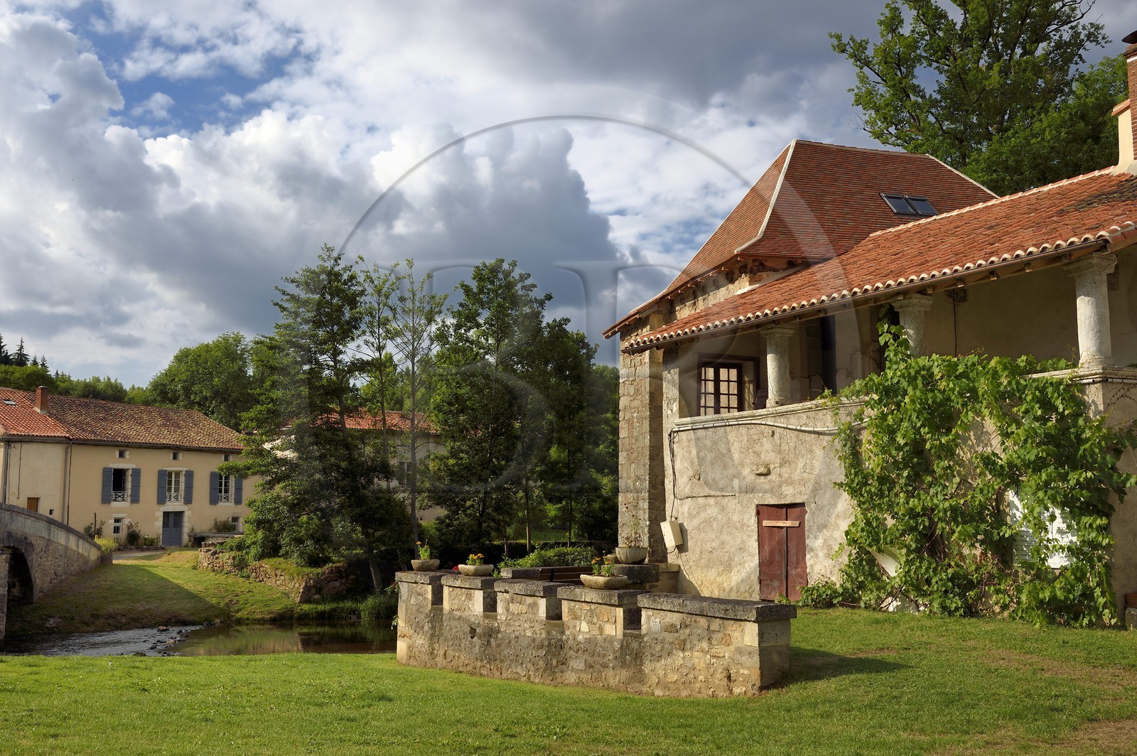 France, Dordogne (24), Périgord Vert, Saint-Jean-de-Côle, labellisé Les Plus Beaux Villages de France,