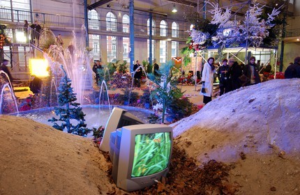 France, Nord (59), Lille 2004, exposition Flower Power au palais Rameau