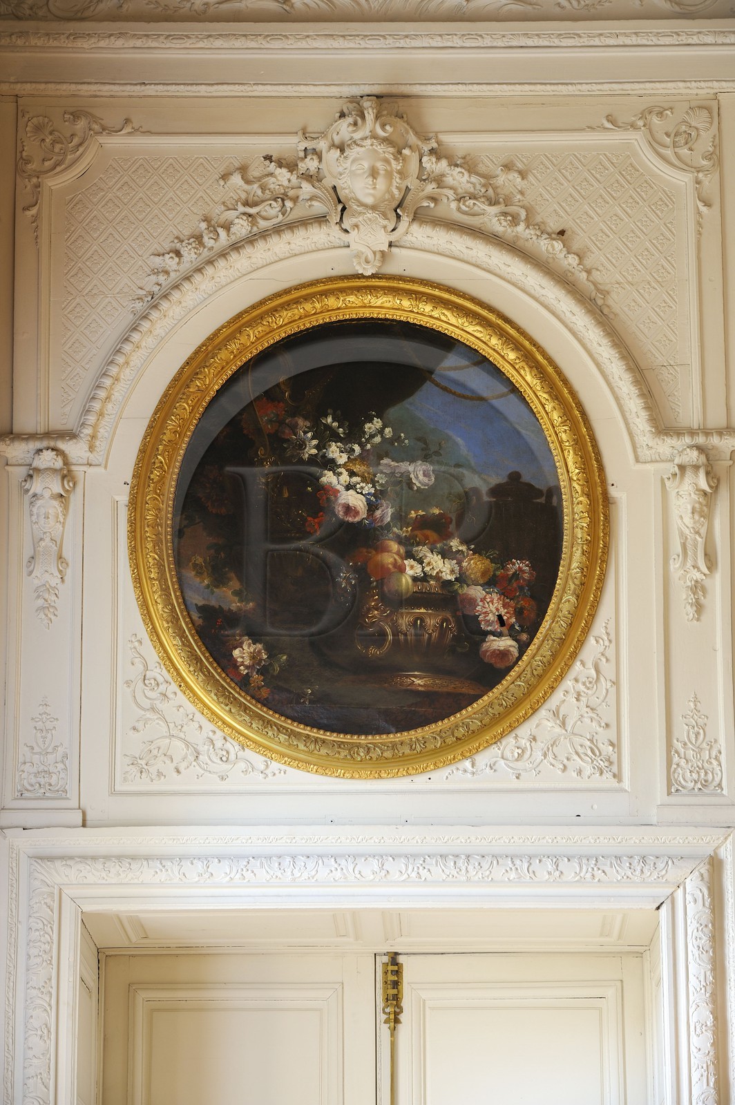 France, Yvelines (78), château de Versailles, classé Patrimoine Mondial de l'UNESCO, le Grand Trianon, composition florale d'Antoine Mononnyer