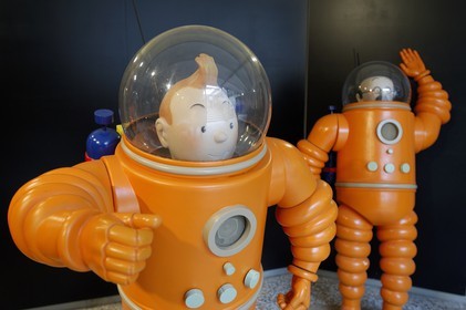 Belgium, Brussels, Belgian comic strip centre, Herge's Tintin (reproduction rights)