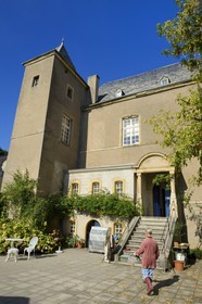 France, Moselle, Rodemack, labelled Les Plus Beaux Villages de France (The Most Beautiful Villages of France), House called Baillis House or small Margrave castle built in 1560