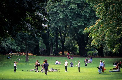 France, Nord, Lille, Vauban garden