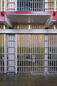 Etats-Unis, Californie, San Francisco, cellule de la prison d'Alcatraz