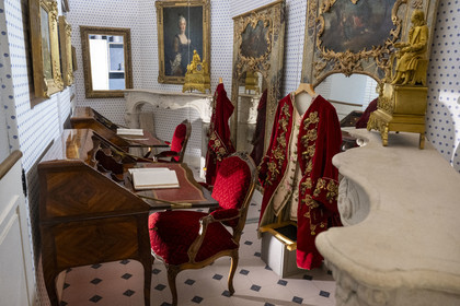 France, Côte-d'Or (21), Montbard, Musée Parc Buffon, mobilier et objets ayant appartenu à Buffon