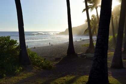 France, Ile de la Reunion, Petite-Ile sur la côte sud, plage de Grand-Anse