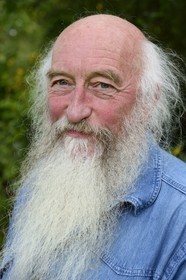 France, Finistere, Parc Naturel Regional d'Armorique (Armorica Regional Natural Park), Monts d'Arree, the singer and storyteller Patrik Ewen