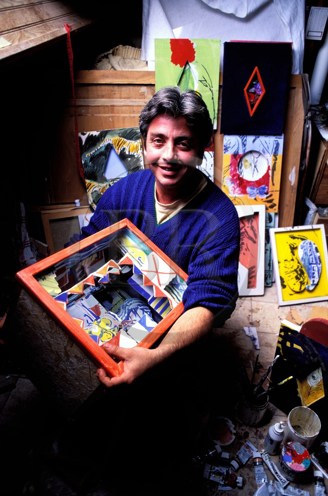 France, Finistère (29), Loïc Madec, Artiste peintre à Prat-Ar-Coum (Lannilis) France, Finistère (29), Loïc Madec, Artiste peintre à Prat-Ar-Coum (Lannilis)