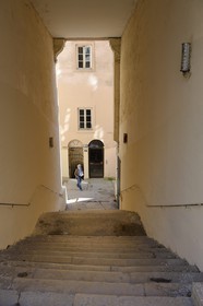 France, Rhone, Lyon, historical site listed as World Heritage by UNESCO, La Croix Rousse District, passage Thiaffait