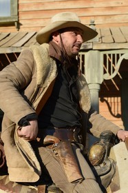 Spain, Andalusia, Almeria Province, Tabernas Desert, Fort Bravo Texas-Hollywood Amusement park where the 7 Mercenaries from John Sturges, Les Petroleuses from Christian-Jaque and A Fistful of Dollars from Sergio Leone were filmed