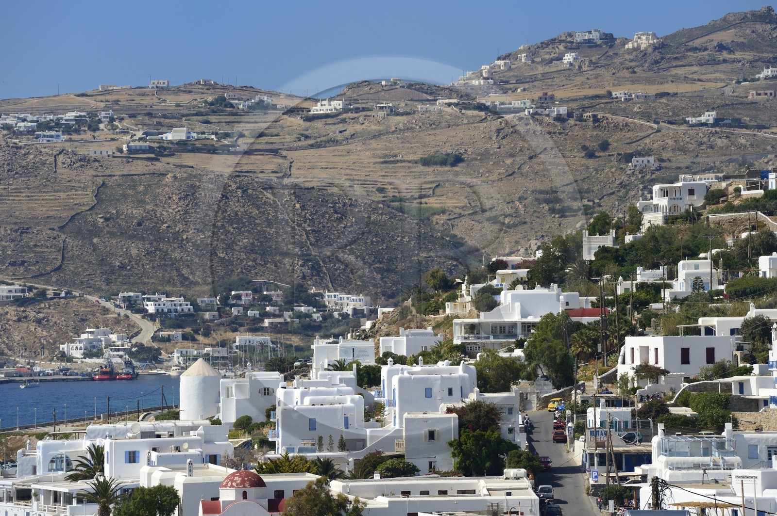 Grèce, Les Cyclades, mer Égée, île de Mykonos, Chora (Mykonos town)