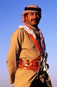Jordanie, Amman, un soldat jordanien