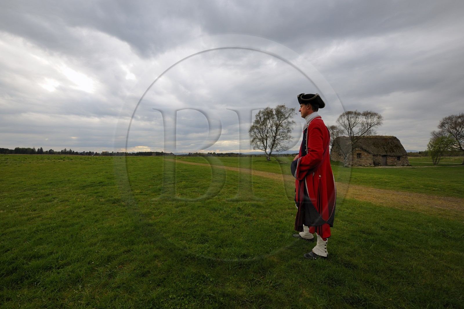 Royaume-Uni, Ecosse, région des Highlands, Inverness, champ de bataille de Culloden et soldat anglais