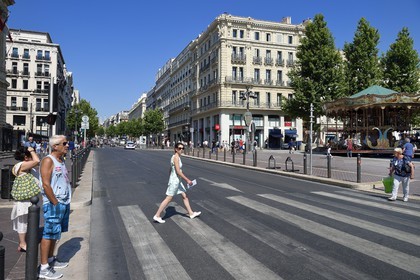 France, Bouches-du-Rhône (13), Marseille, la Canebière
