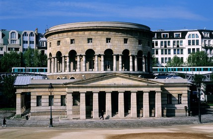 France, Paris (75), place Stalingrad, rotonde de la Villette