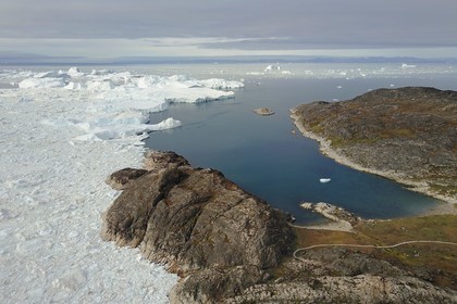 Groenland, cote ouest, baie de Disko, Ilulissat, fjord glac