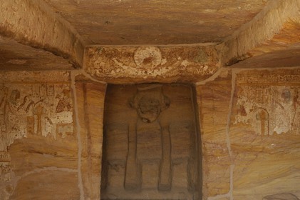 Egypte, Haute Egypte, Nubie, Lac Nasser, site d'Amada, la tombe de Pennout