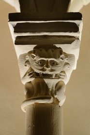 France, Marne (51), Reims, musée Saint-Remi dans l'ancienne abbaye royale Saint-Remi, la salle capitulaire, classée Patrimoine Mondial de l'UNESCO