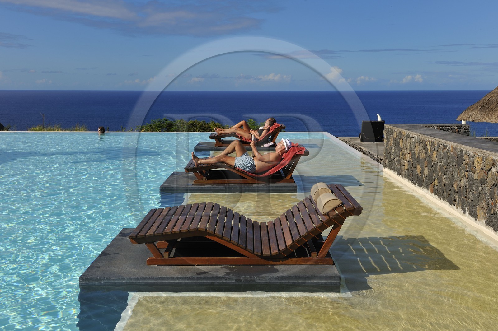 France, île de la Réunion, côte sud, Grande-Anse, hôtel Palm