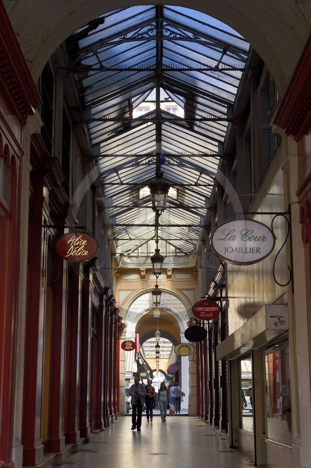 France, Rhône (69), Lyon, site historique classé Patrimoine Mondial de l'UNESCO, passage de l'Argue