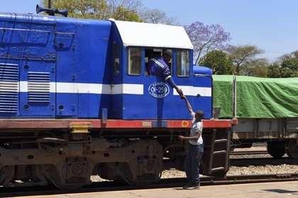 Zimbabwe, Matabeleland North Province, Victoria Falls train station