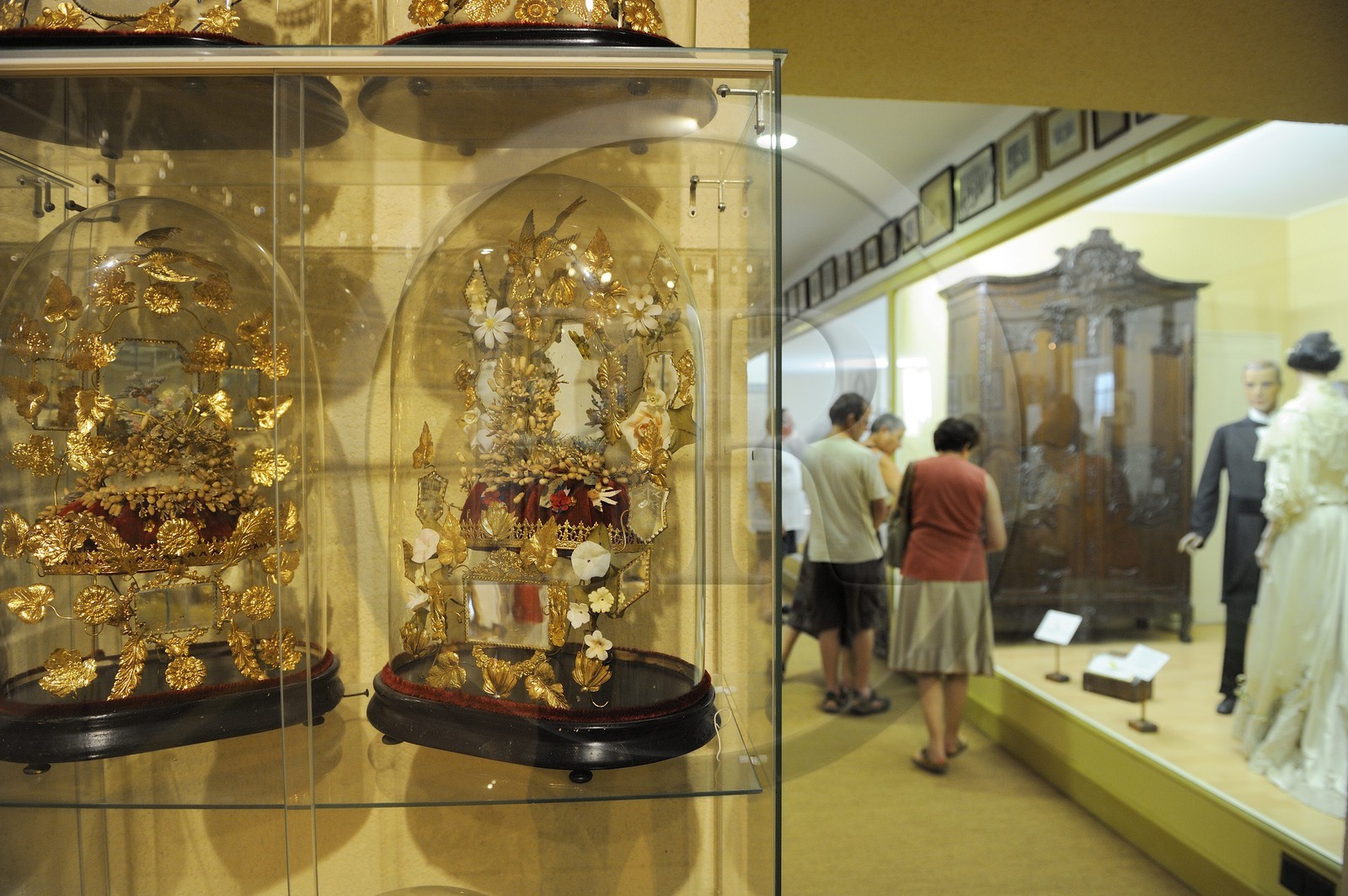 France, Loir-et-Cher (41), château de Villesavin (châteaux de la Loire), le musée du mariage