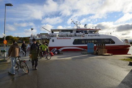 Sweden, Västra Götaland, Koster Islands, Sydkoster, Ekenäs, ferry stop