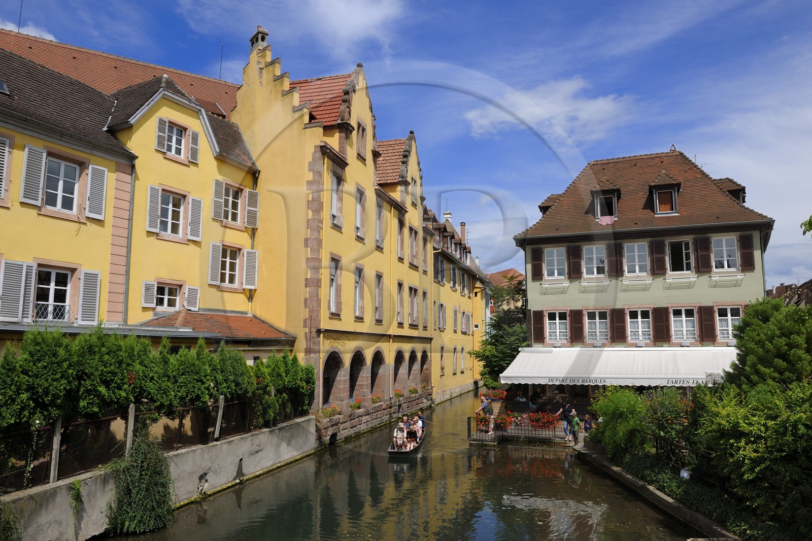 France, Haut-Rhin (68), Colmar, la petite Venise, quartier de la Krutenau arrosé par la rivière Lauch