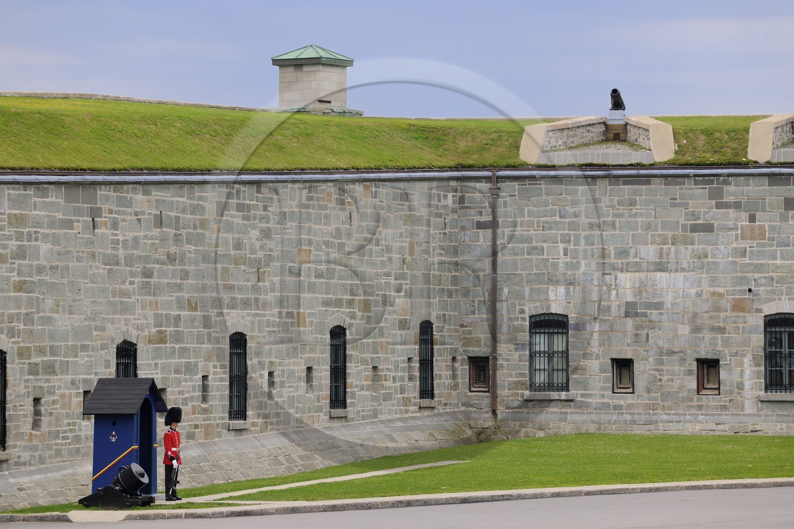 Canada, Province de Québec, la ville de Québec, la Citadelle, soldat montant la garde