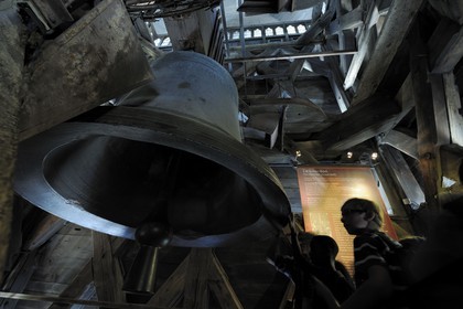 France, Paris (75), île de la Cité, la cathédrale Notre-Dame, le grand bourdon