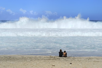 France, île de la Réunion, la côte sud, plage de Grand-Anse