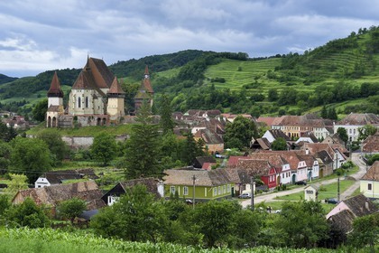 Roumanie, Transylvanie, Biertan, église fortifiée classée Patrimoine Mondial de l'UNESCO